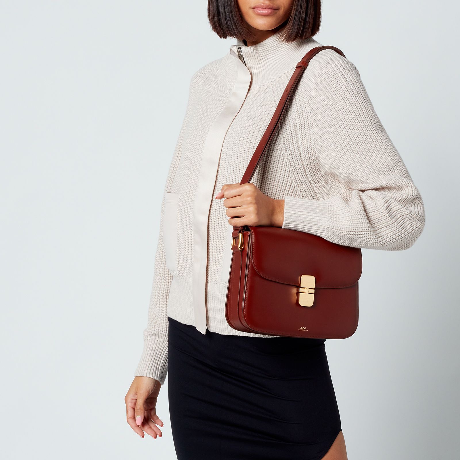 아페쎄 삭 그레이스 가죽 크로스백 가방 A.P.C. Sac Grace Leather Crossbody Bag 13463452