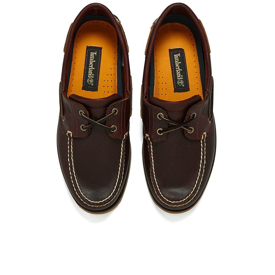 남성 클래식 가죽 보트 신발 Timberland Men's Classic Leather 2-Eye Boat Shoes 10709100