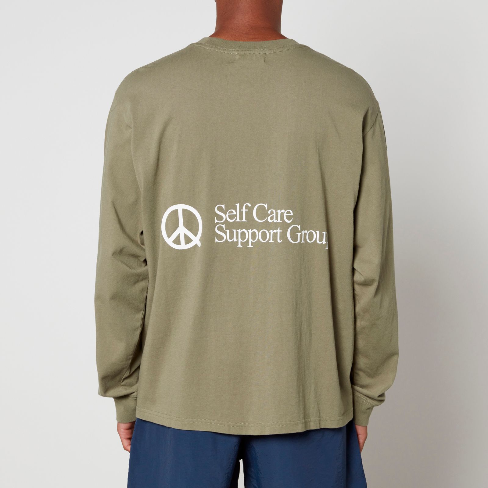 오브 탑 Museum of Peace and Quiet Support Group Cotton-Jersey Top 14867301