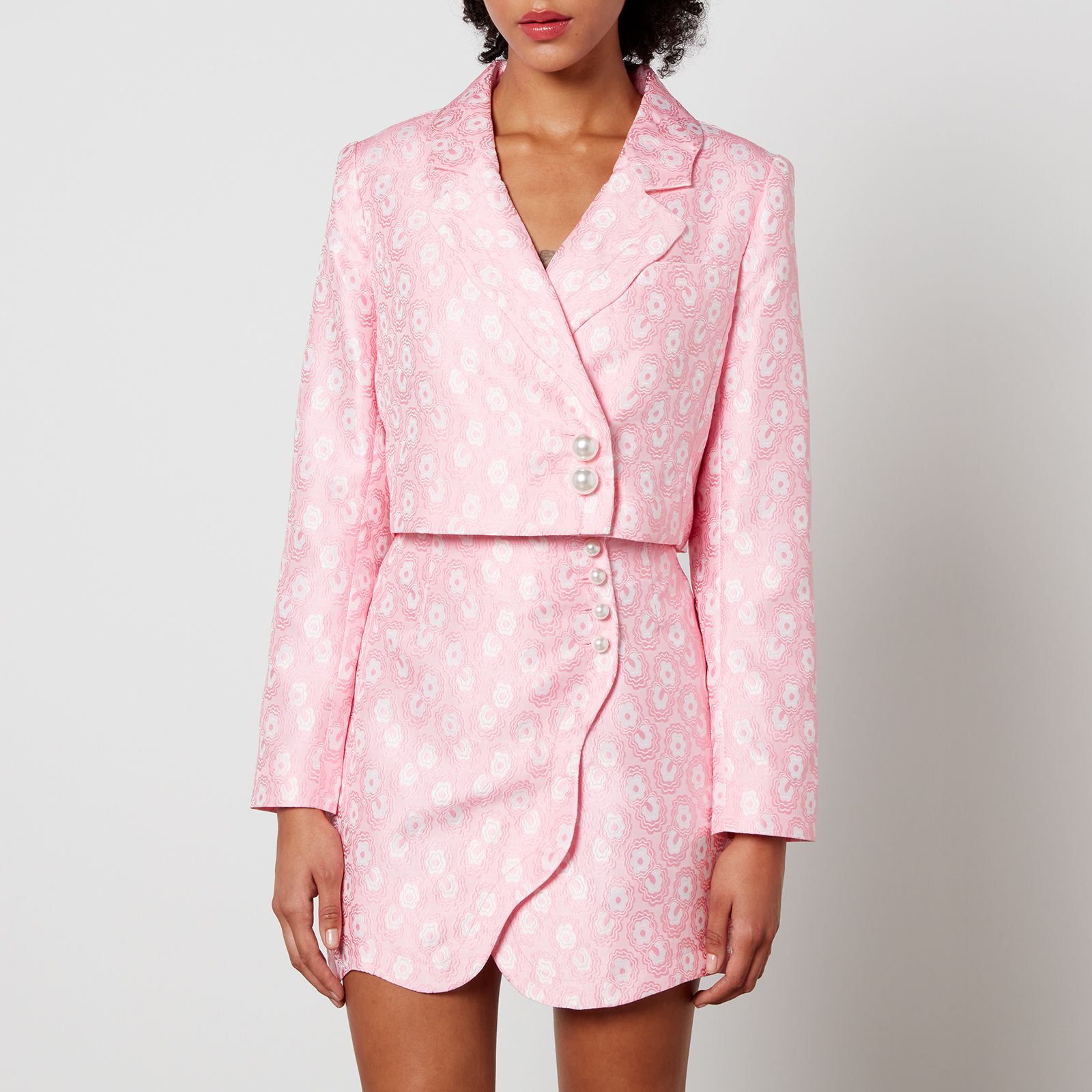 자카드 블레이저 Cras Milacras Jacquard Blazer 14539179