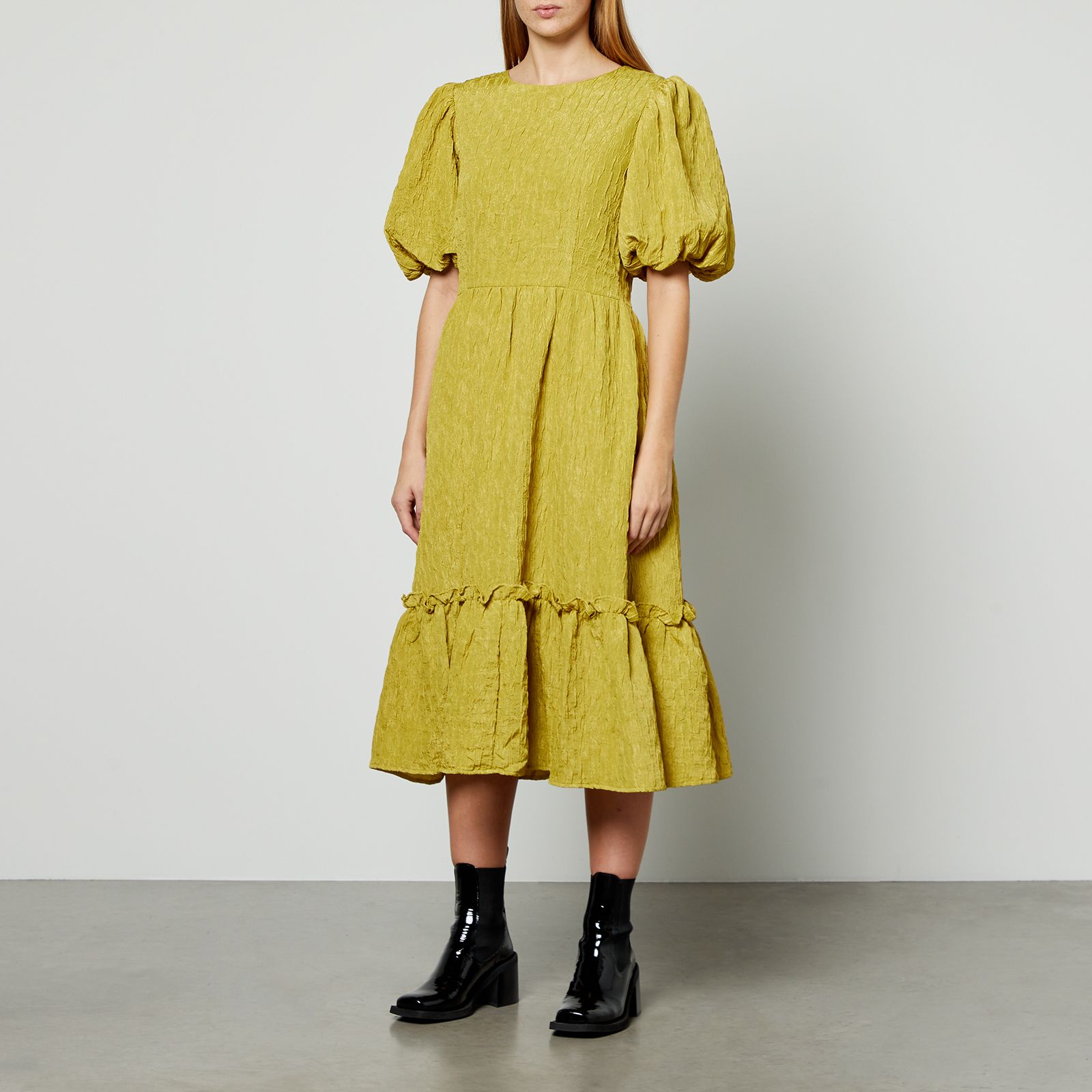 드레스 Resume Ozzia Open-Back Cloque Dress 13911667
