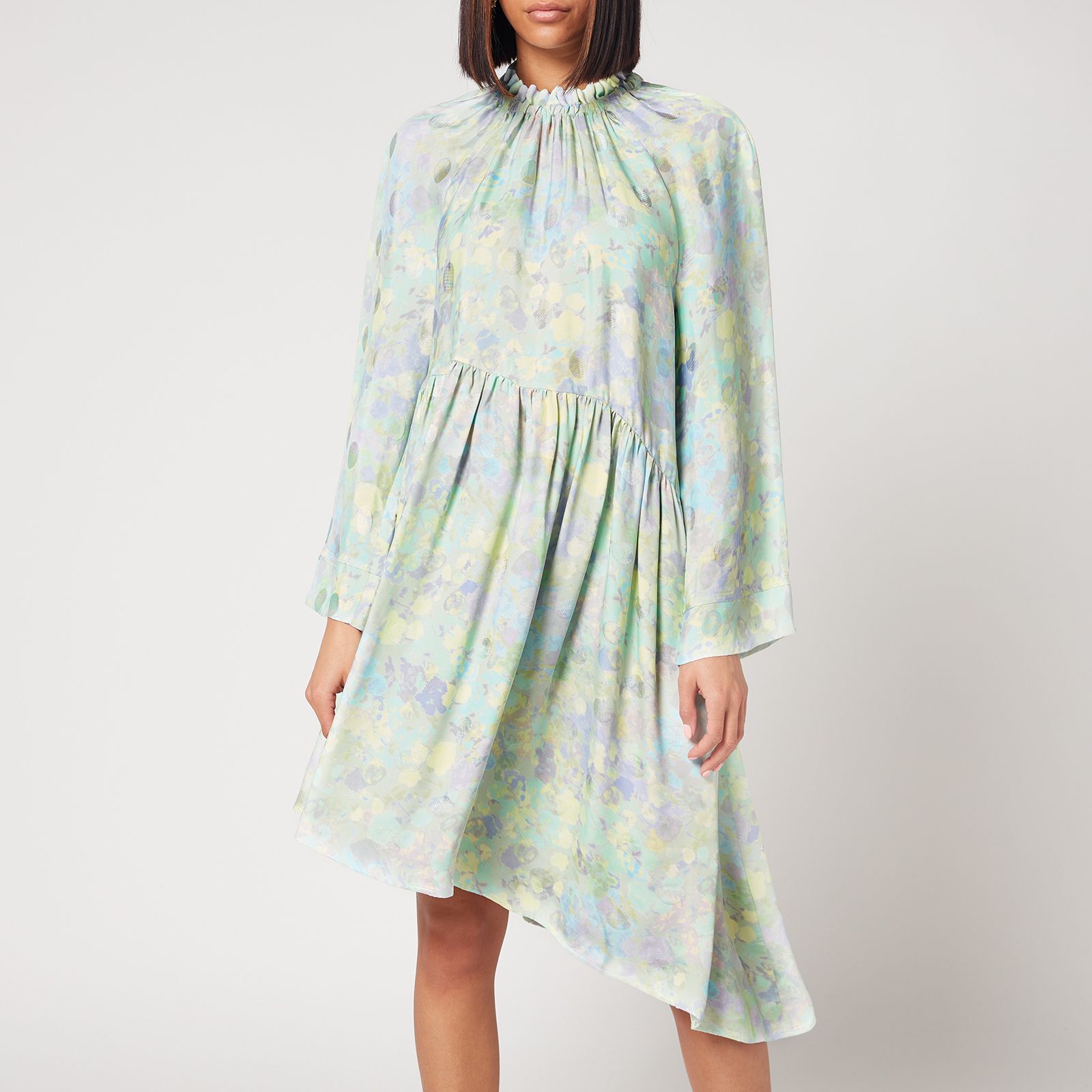 고야 여성 라마 드레스 파스텔 Stine Goya Women's Lamar Aysemtric Dress - Pastel Bloom 13456843