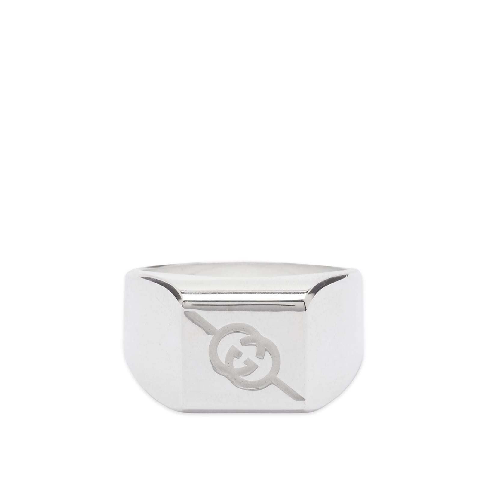 구찌 태그 반지 Gucci Tag Ring 10mm YBC774046001 Silver