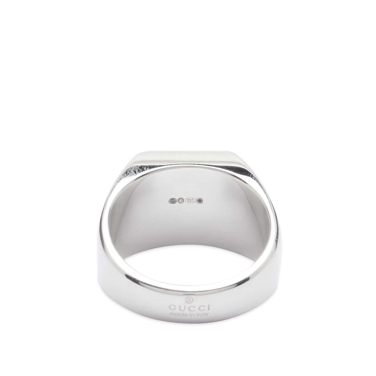 구찌 태그 반지 Gucci Tag Ring 10mm YBC774046001 Silver