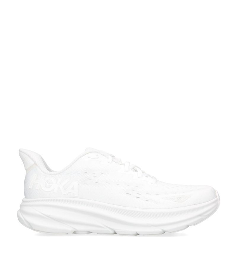 Hoka One One Mens HOKA white Clifton 9 Trainers Harrods UK 23717569