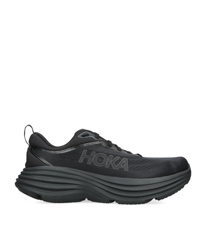 Hoka One One Mens HOKA black Bondi 8 Trainers Harrods UK 23717566