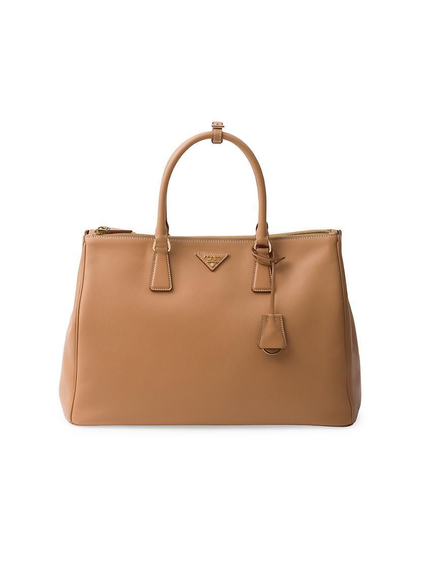 갤러리아 가죽 가방 Extra-Large Galleria Leather Bag 0400021245411 BEIGE KHAKI