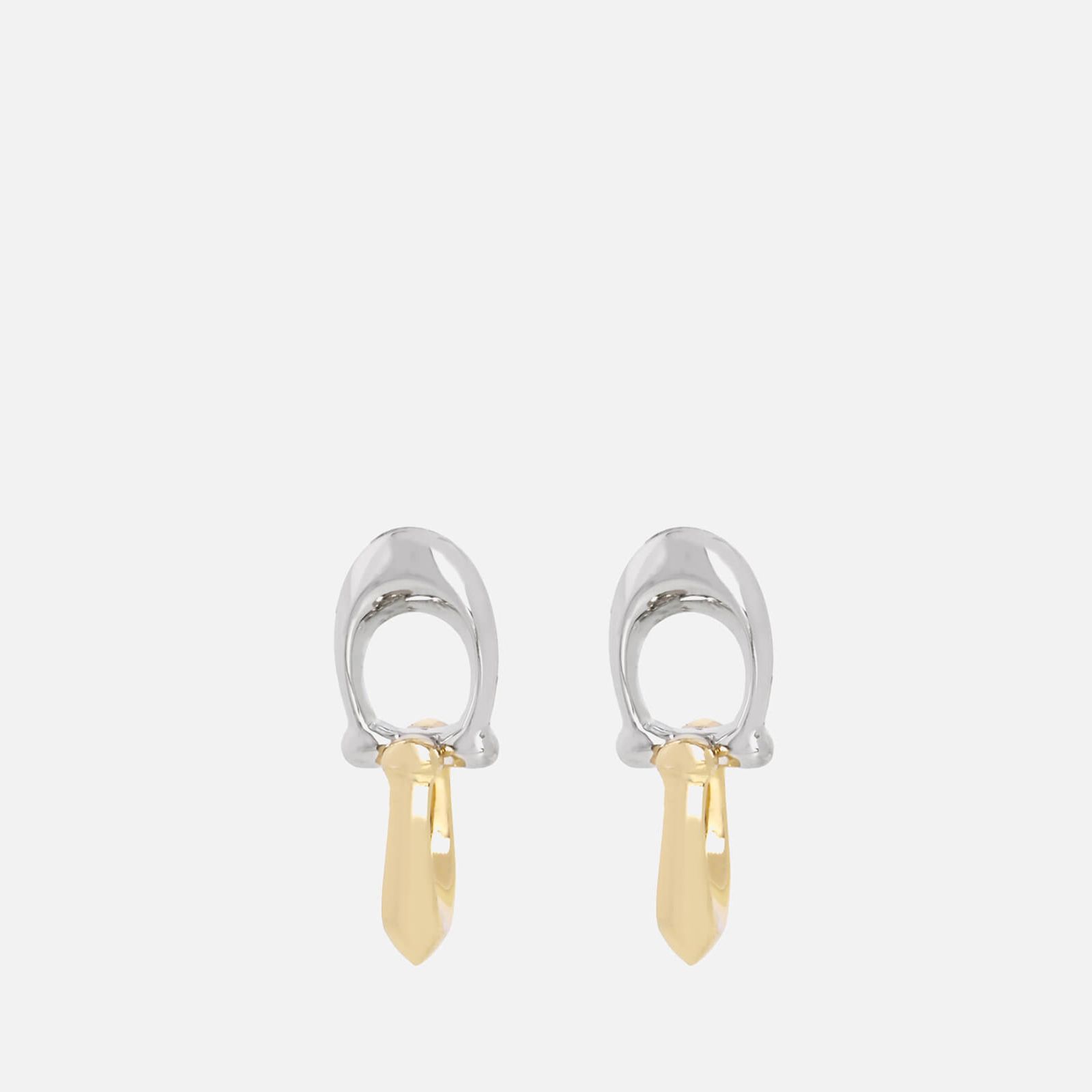 코치 에센셜 플레이트 귀걸이 Coach Core Essentials Plated Earrings 14259005