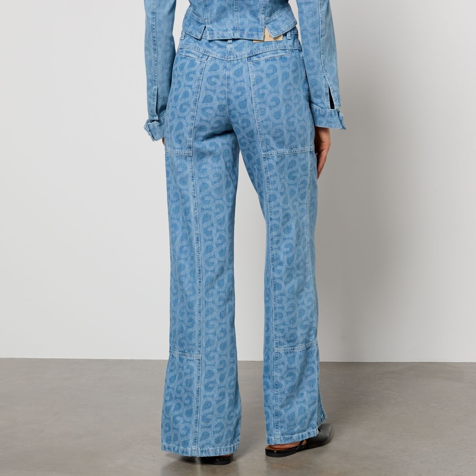 고야 로고 데님 스트레이트 Stine Goya Aoibhin Logo Denim Straight-Leg Jeans 15299460