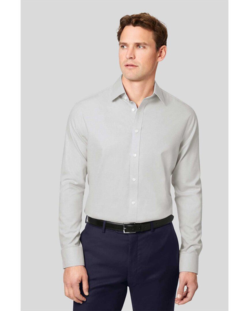 미니 헤링본 슬림 핏 셔츠 Charles Tyrwhitt Non-Iron Mini Herringbone Slim Fit Shirt 1212972533