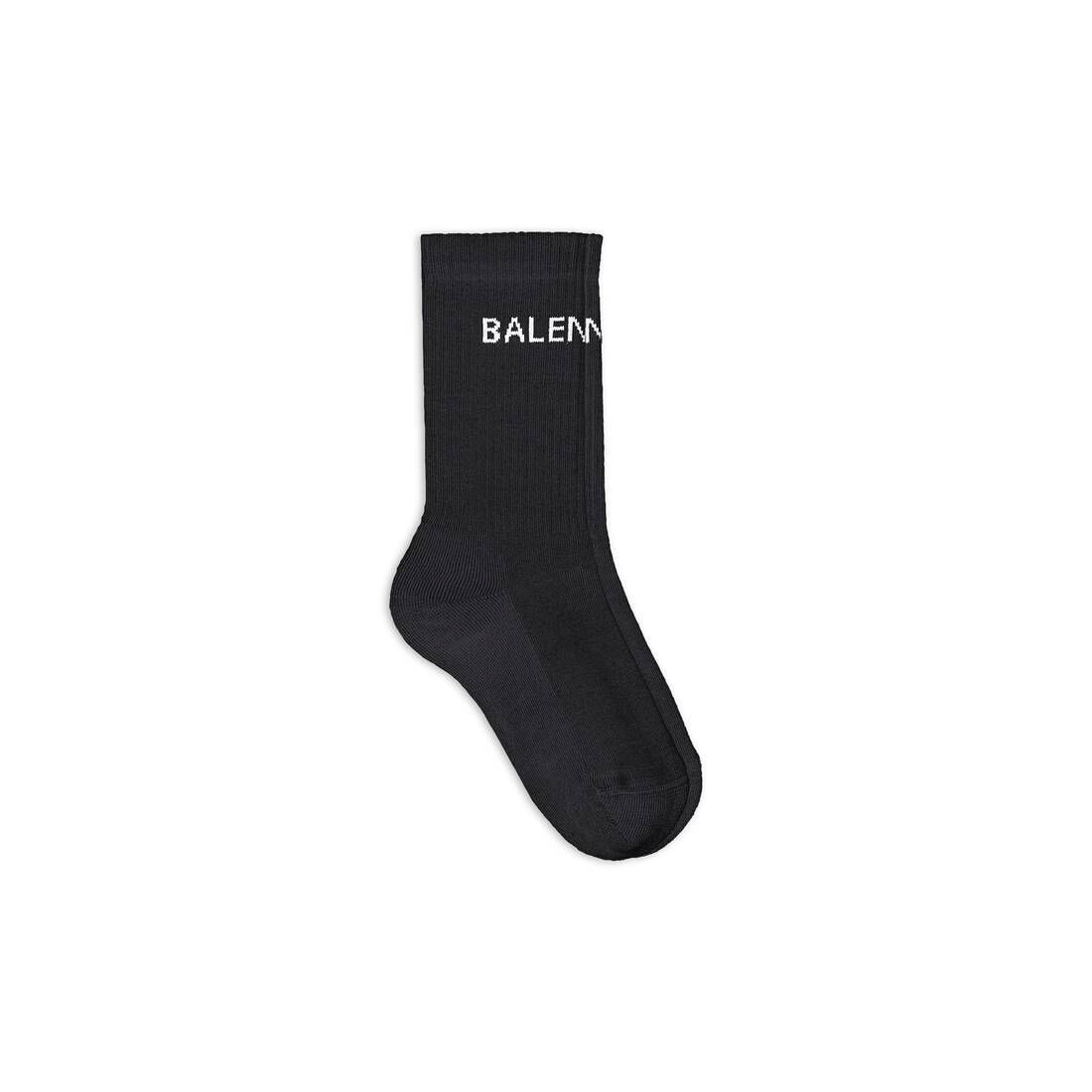 남성 발렌시아가 삭스 블랙 Men's Balenciaga Socks in Black 530580472B41077