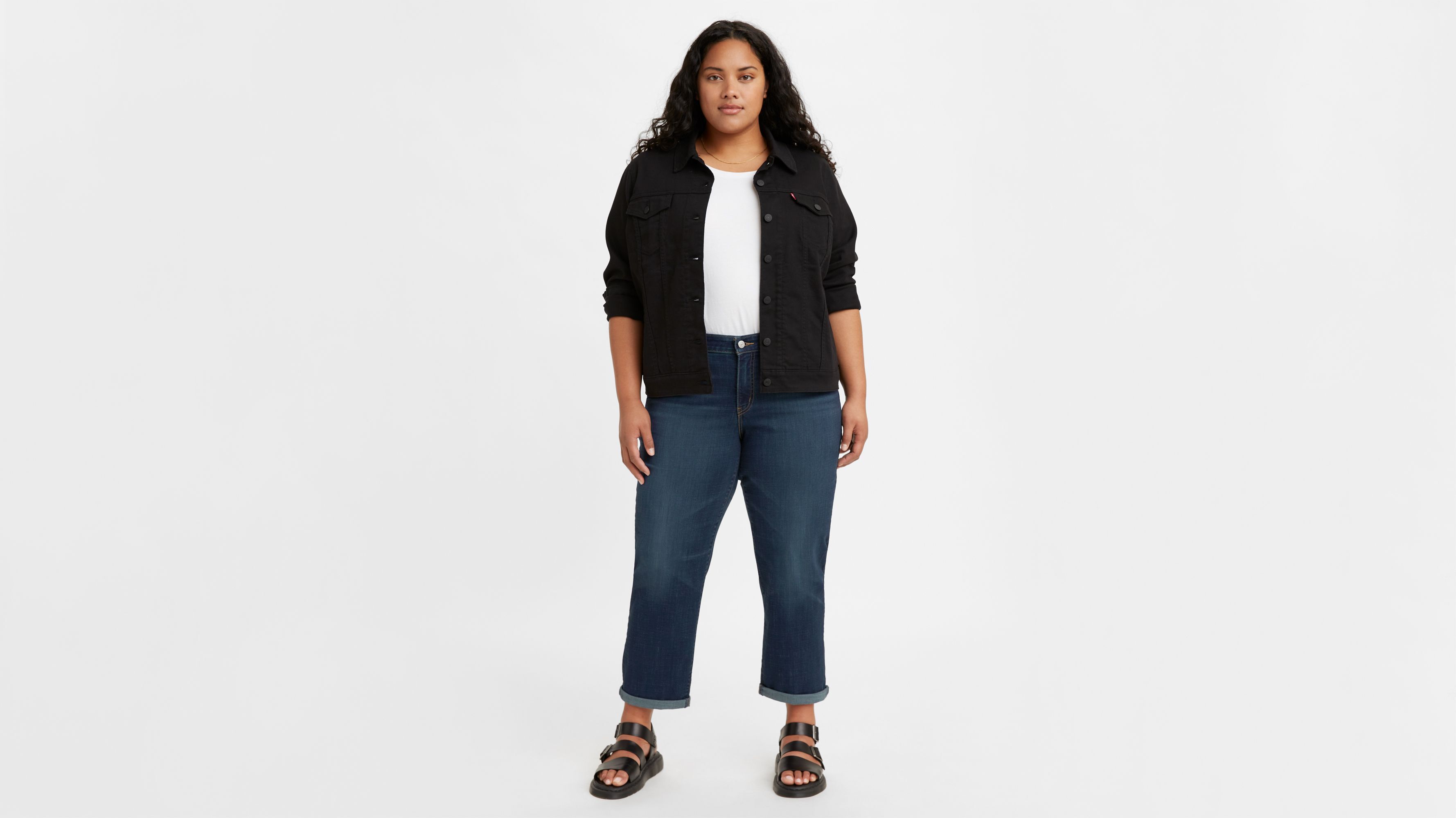 보이프랜드 여성 데님 Boyfriend Women's Jeans (plus Size) 289440020