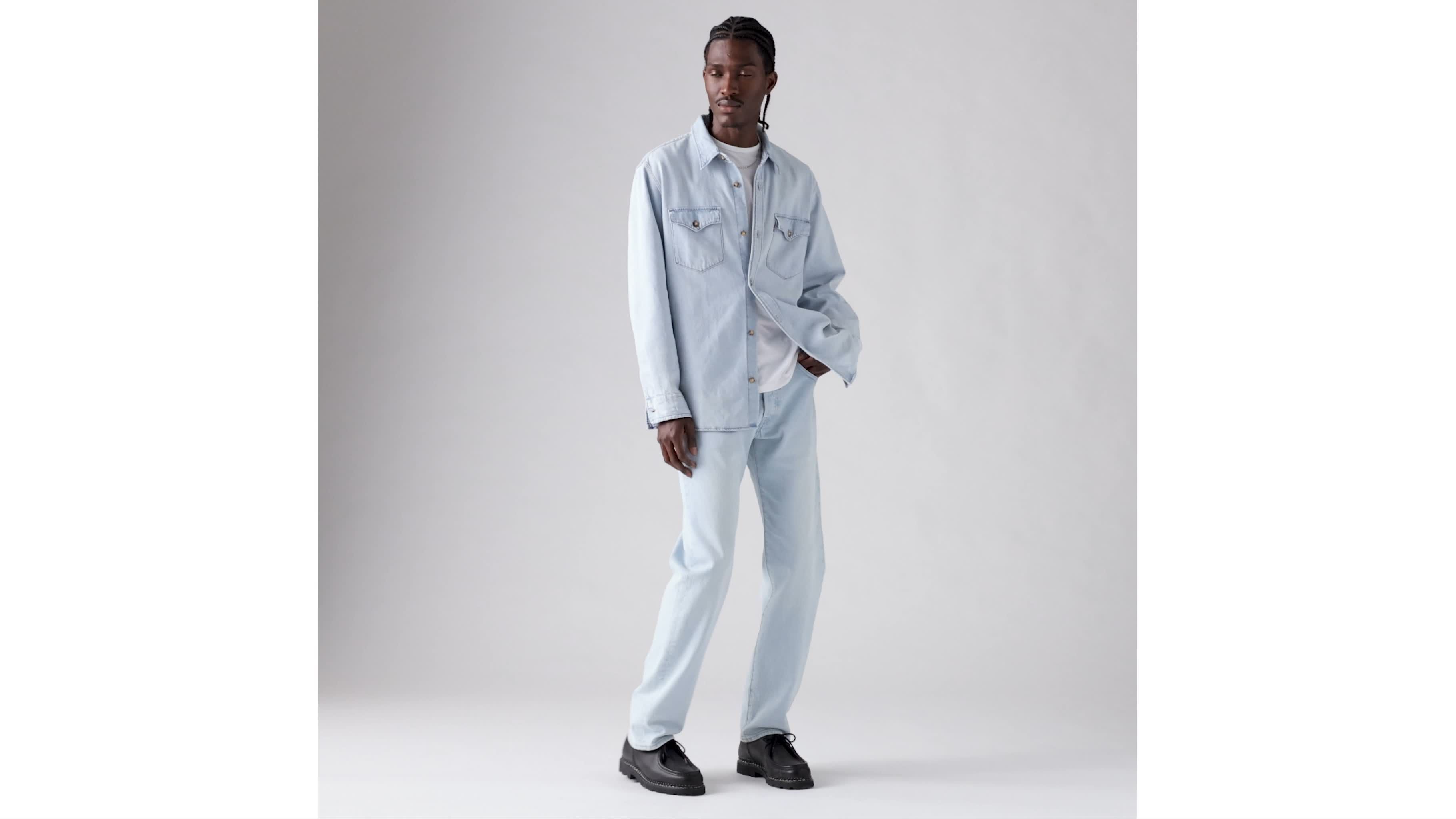 릴렉스 핏 웨스턴 셔츠 Relaxed Fit Western Shirt A19190015