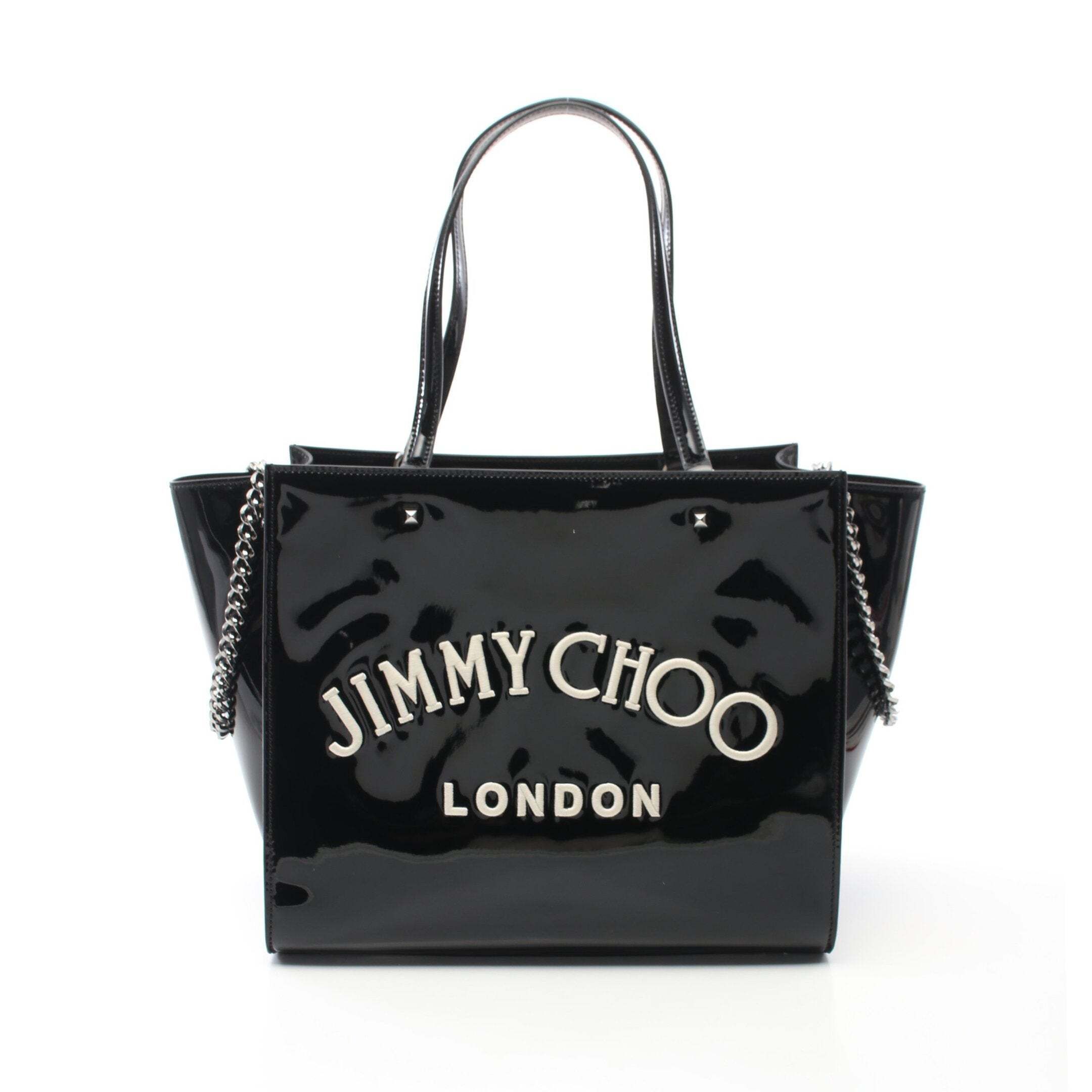 중고 여성,가방,토트백 탑핸들백 바렌 숄더백 에나멜레더 블랙 2way 지미추  VARENNE TOTE BAG BQI     2WAY  893218