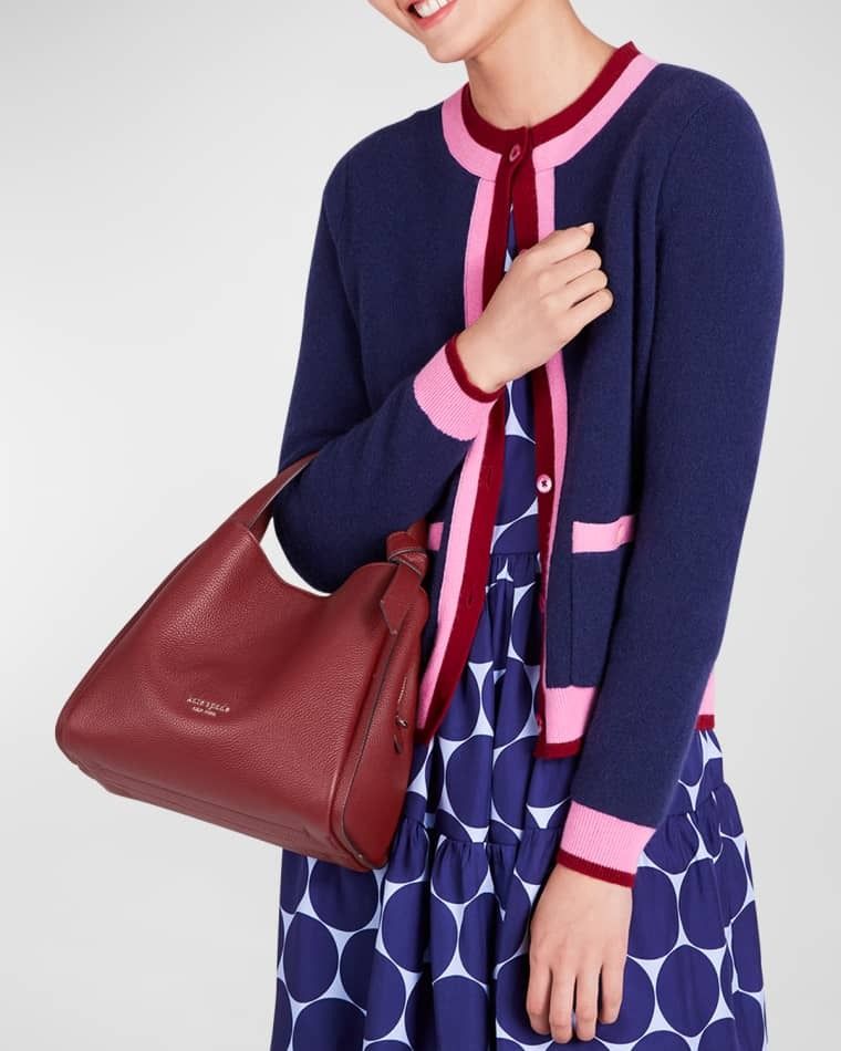 미디움 가죽 토트 크로스백 가방 knott medium leather tote crossbody bag prod250560060CORDOVAN