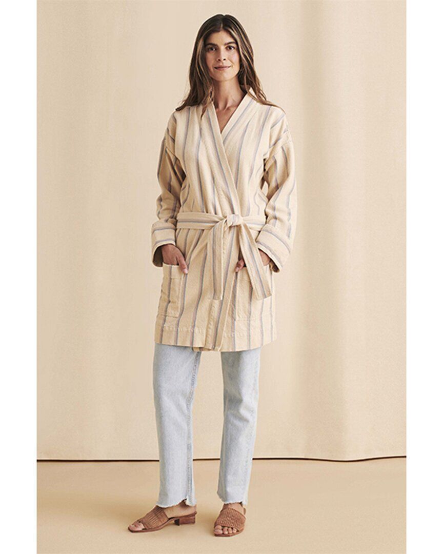 Faherty Palm Springs Linen-Blend Robe 1411228372