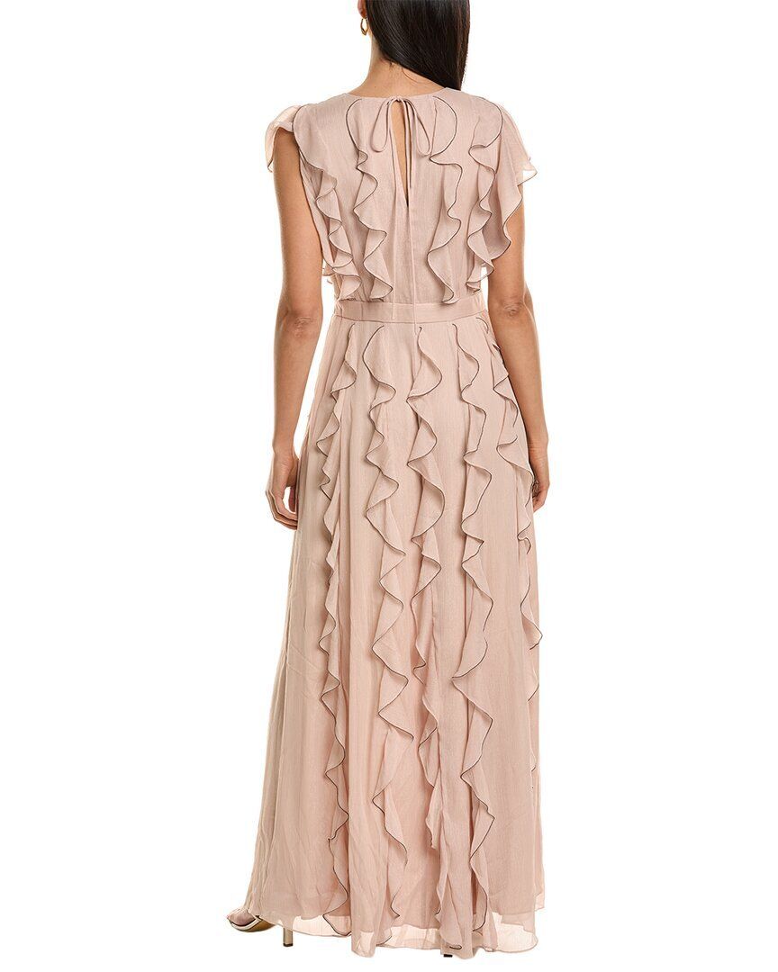 베이커 맥시 드레스 메탈 트리밍 Ted Baker Ruffle Maxi Dress With Metal Ball Trim 1411838387