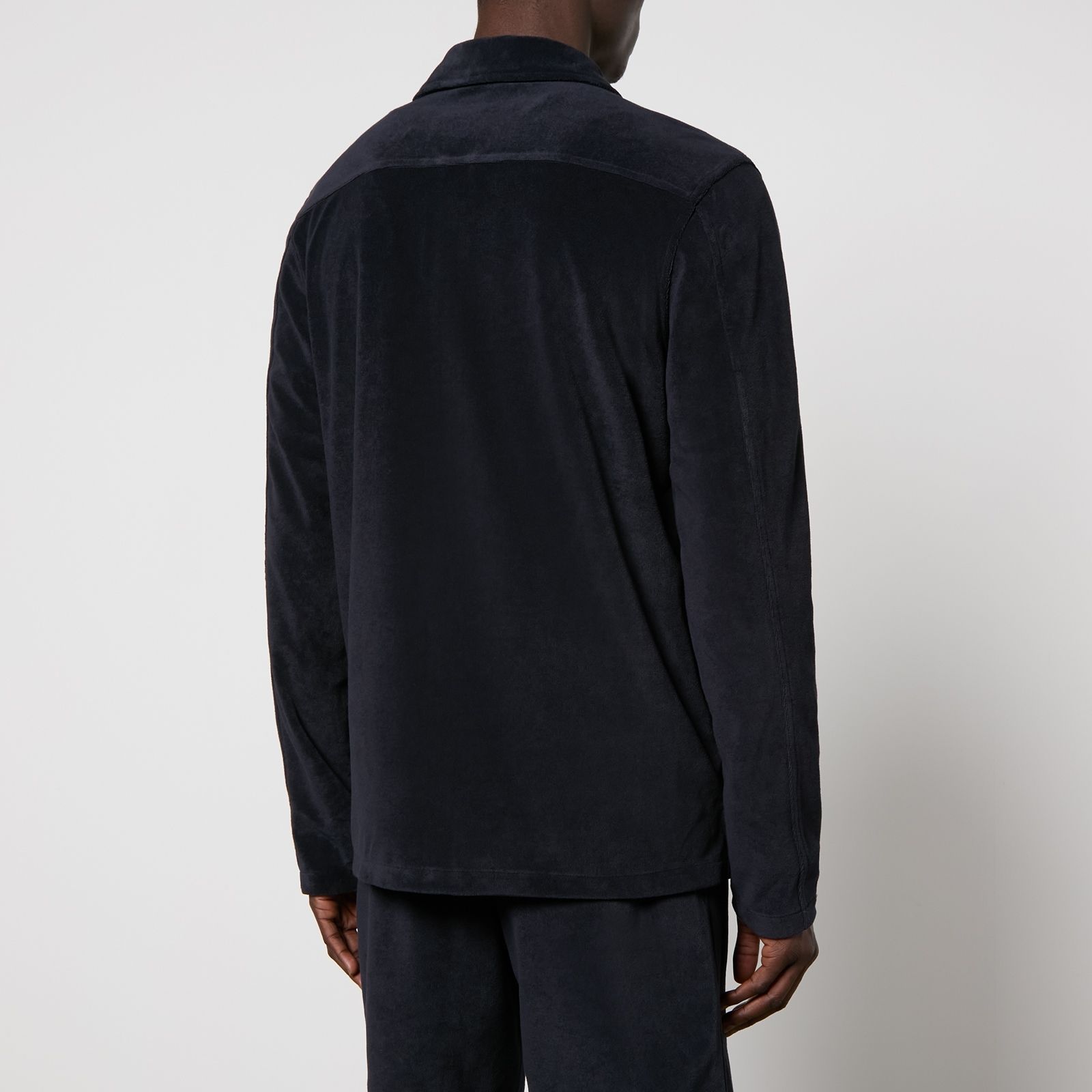 오버셔츠 Fred Perry Logo-Embroidered Cotton-Terry Overshirt 15309982
