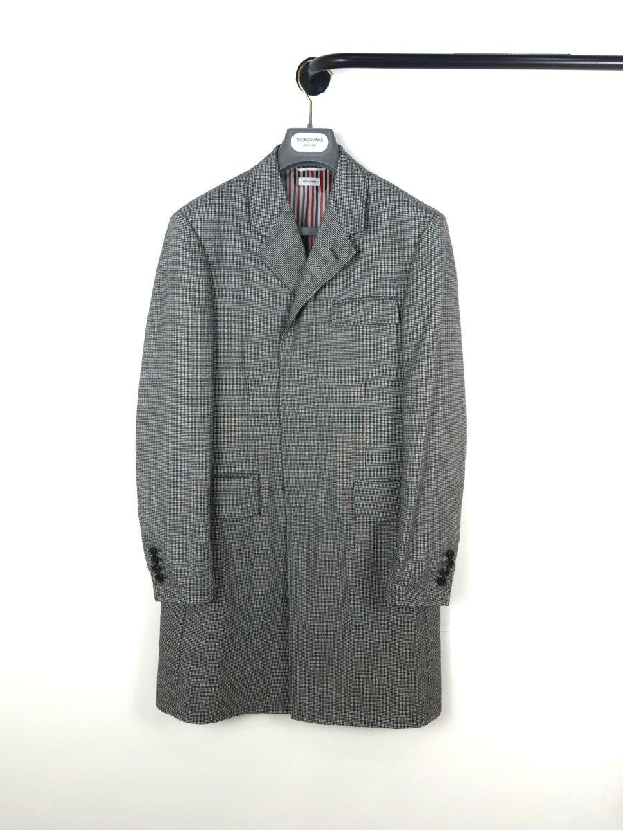 중고 체크 체스터 필드 코트MOC567A-04907980 5967
