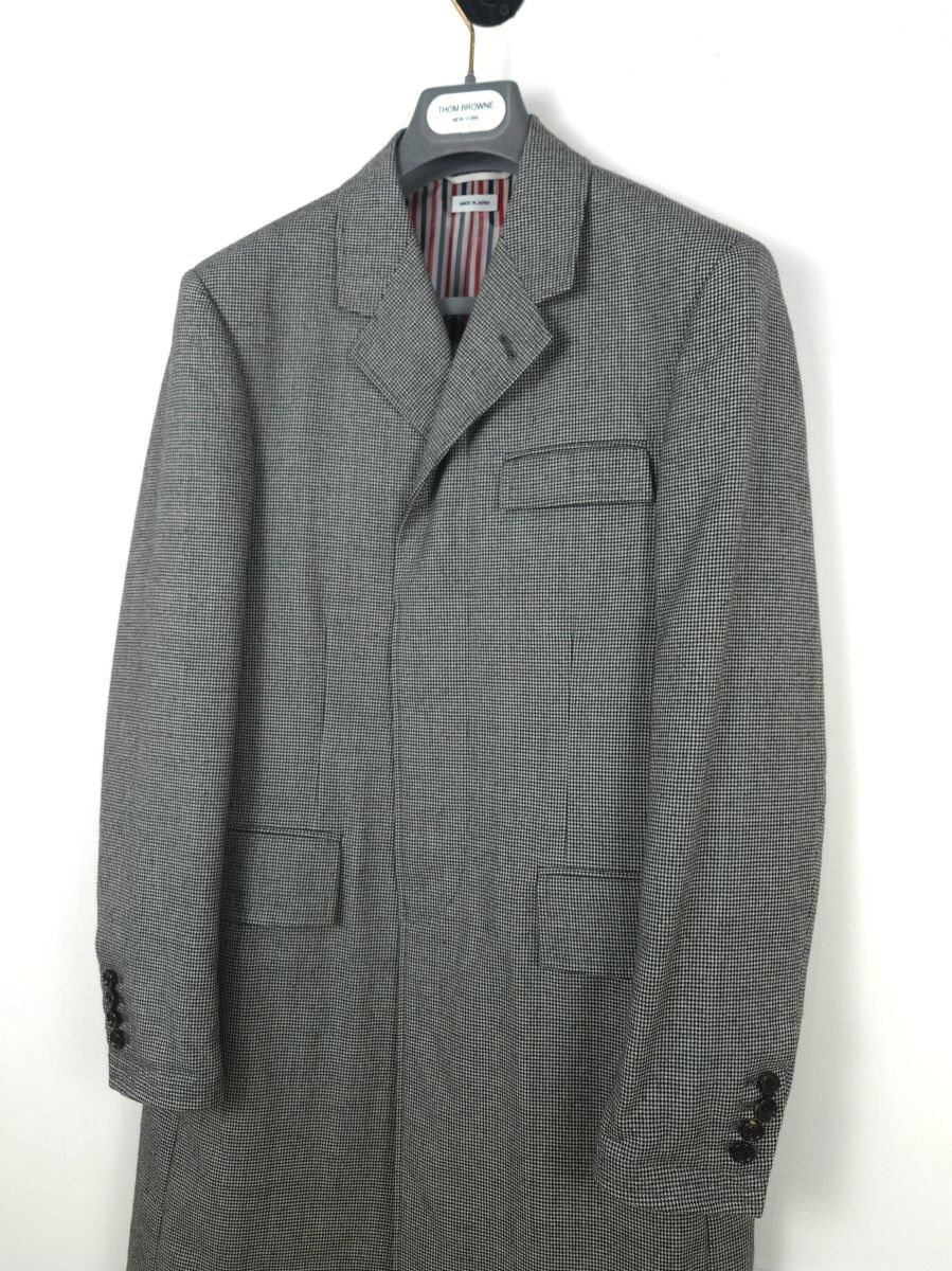 중고 체크 체스터 필드 코트MOC567A-04907980 5967