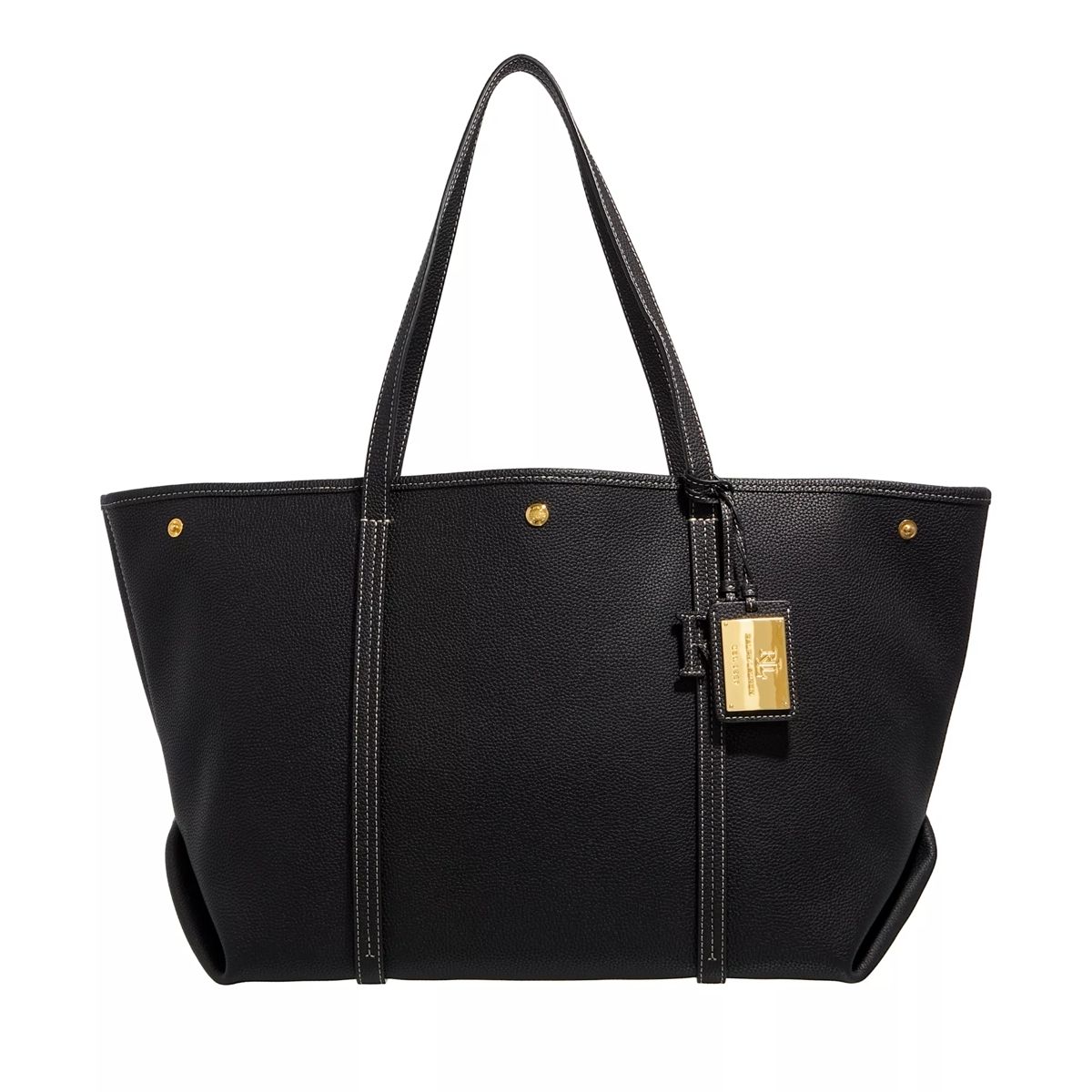 로렌 랄프 토트 라지 블랙 쇼퍼백 Lauren Ralph Lauren Emerie Tote Large Black                        Shopper A0338746