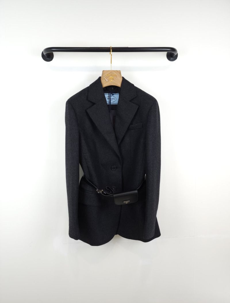 Prada Cashmere Blazer Belt Bag Jacket P530MK 3131 | eBay