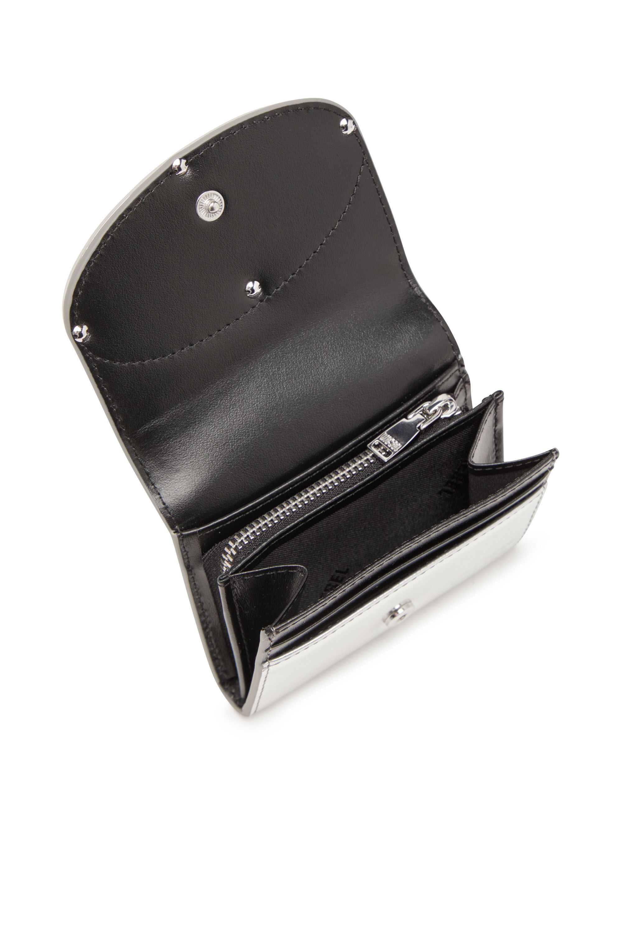1dr 카드 홀더 바이폴드 집업 1DR CARD HOLDER BI-FOLD ZIP III X10108PS202 Silver