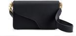 블랙 가죽 바게트 가방 Assisi Black Leather Baguette Bag APAB74MEBCKLLLLL00