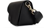 블랙 가죽 바게트 가방 Assisi Black Leather Baguette Bag APAB74MEBCKLLLLL00