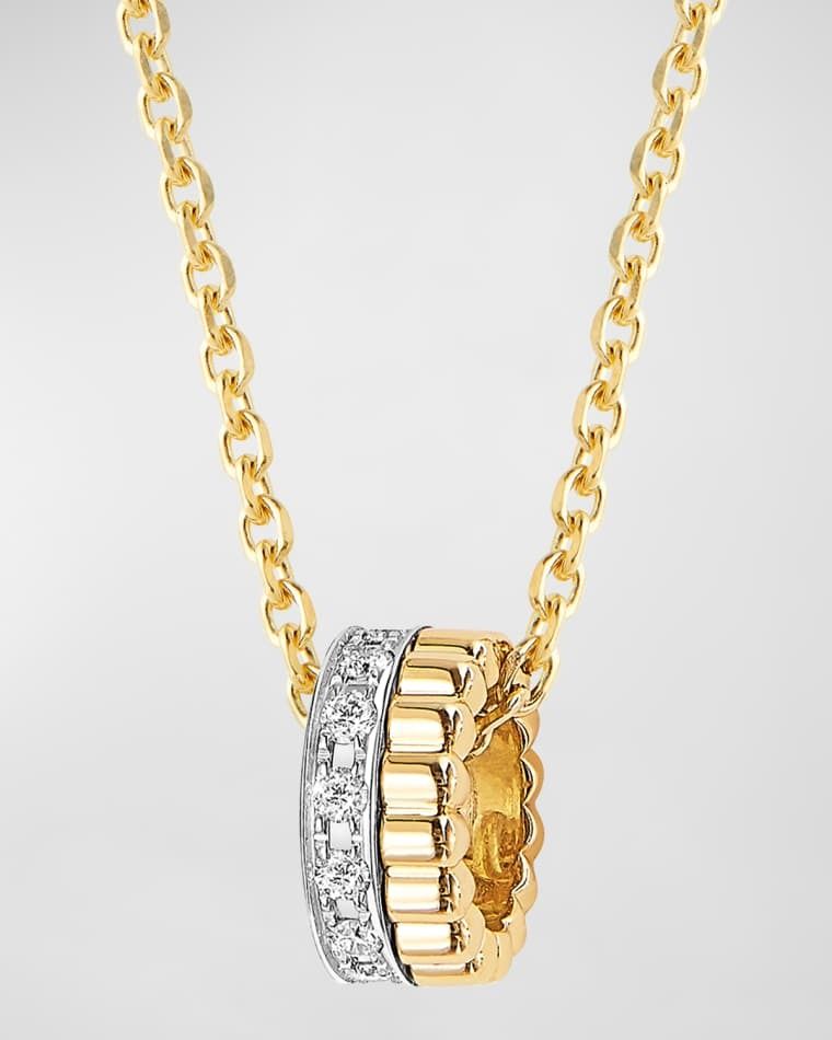 Boucheron 18k Quatre 18K Yellow Gold Radiant Edition Mini Diamond Pendant Necklace prod270184305YELLOW GOLD