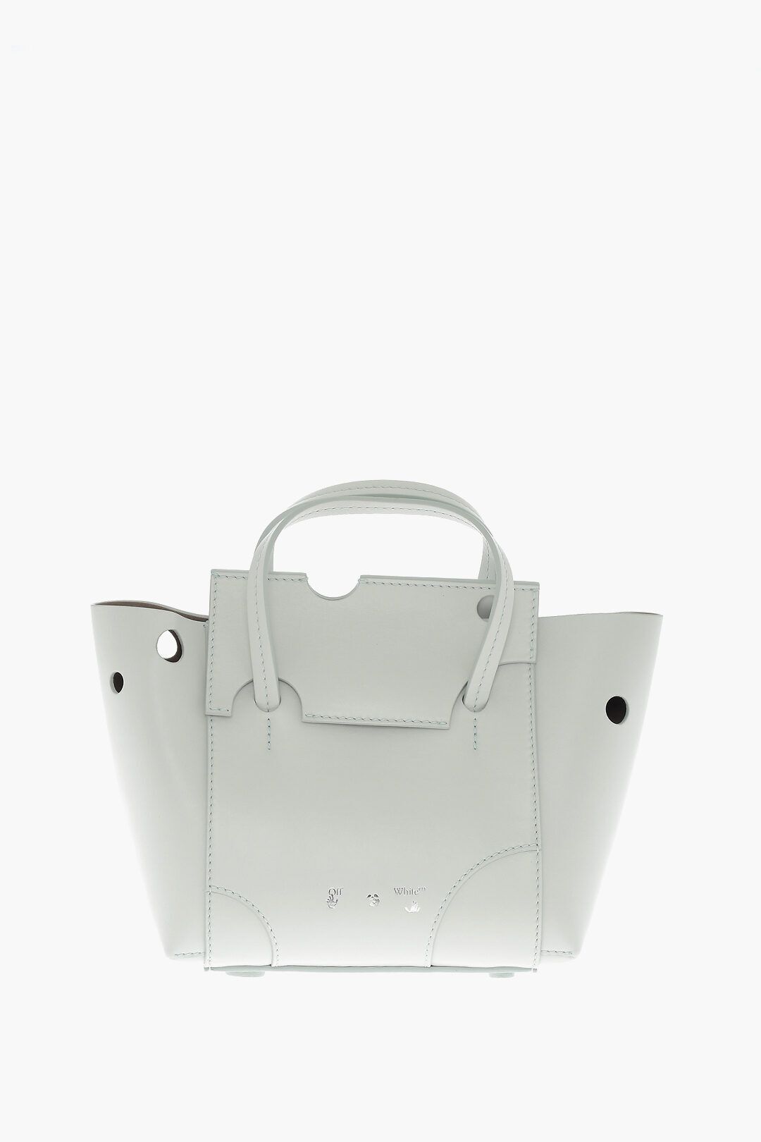 가죽 토트 가방 컷아웃 디테일 Leather BURROW Tote Bag with Cut-Out Details 597803