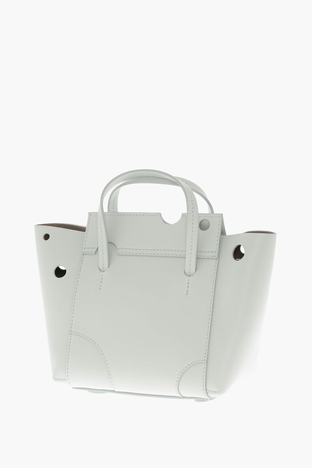 가죽 토트 가방 컷아웃 디테일 Leather BURROW Tote Bag with Cut-Out Details 597803