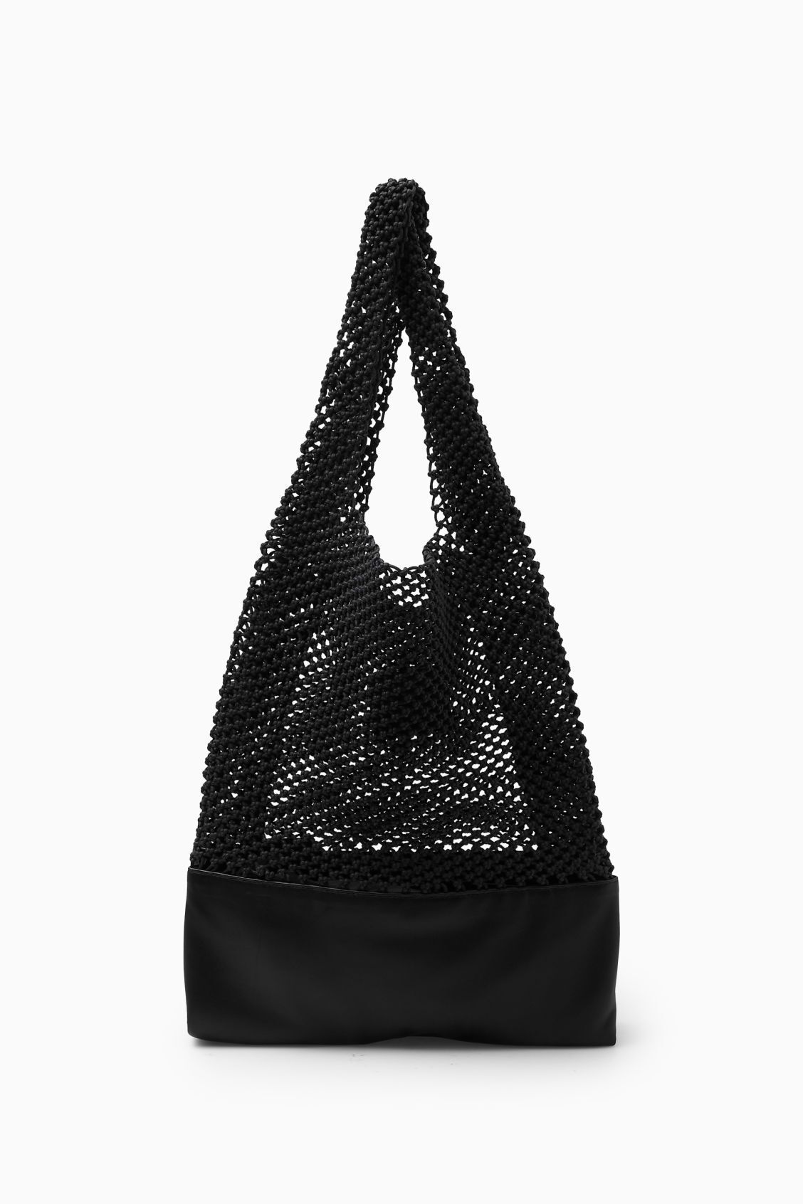 우븐 레더 토트백 가죽 블랙 WOVEN TOTE - LEATHER 1230332001