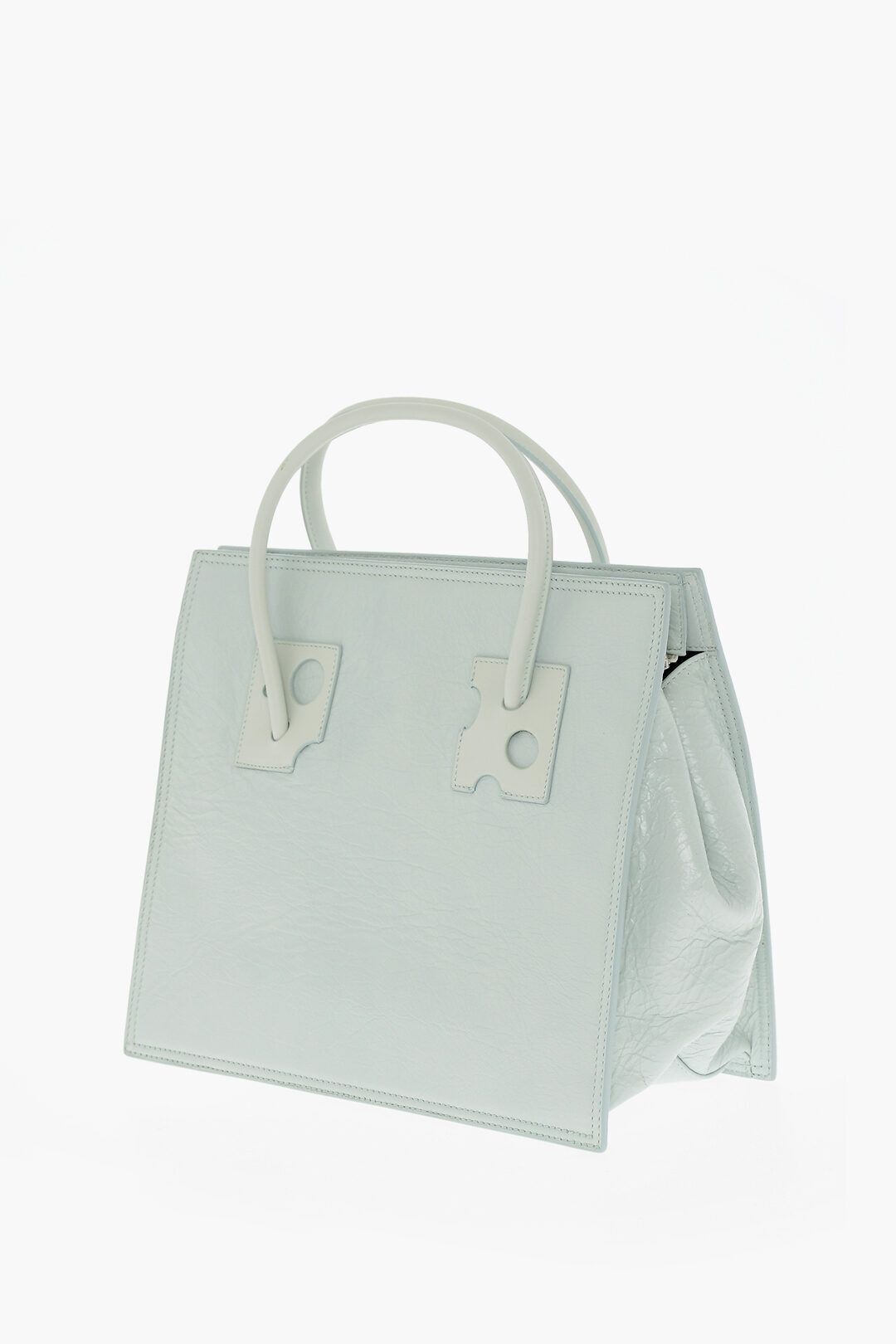 솔리드 컬러 가죽 토트 가방 Solid Color Leather Tote Bag 597807