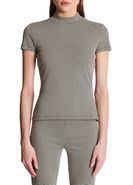 미니 모노그램 자카드 탑 Mini monogram jacquard top BLM64Y2PBCK4TAAA00