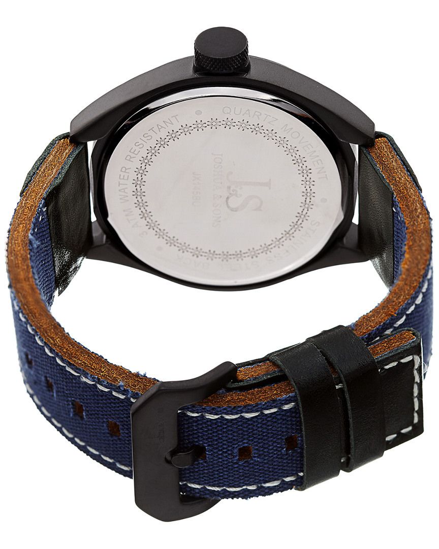 남성 가죽 시계 Joshua & Sons Men's Leather Watch 6010924925