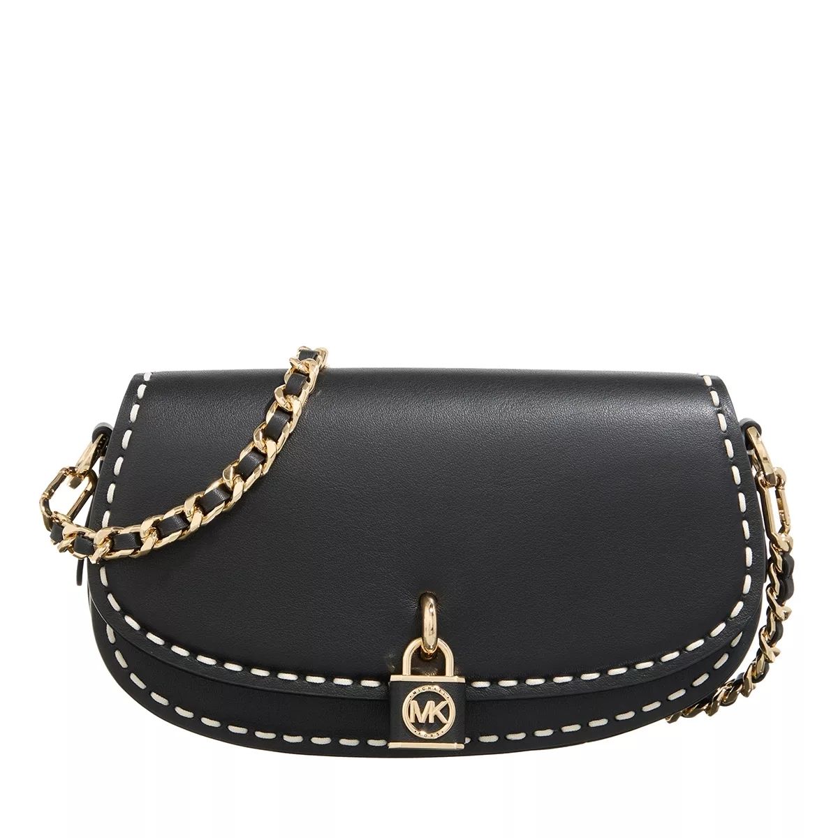 마이클 체인 블랙 크로스백 가방 MICHAEL Michael Kors Sm Ew Chain Sling Msgr Black                        Crossbody Bag A0376549