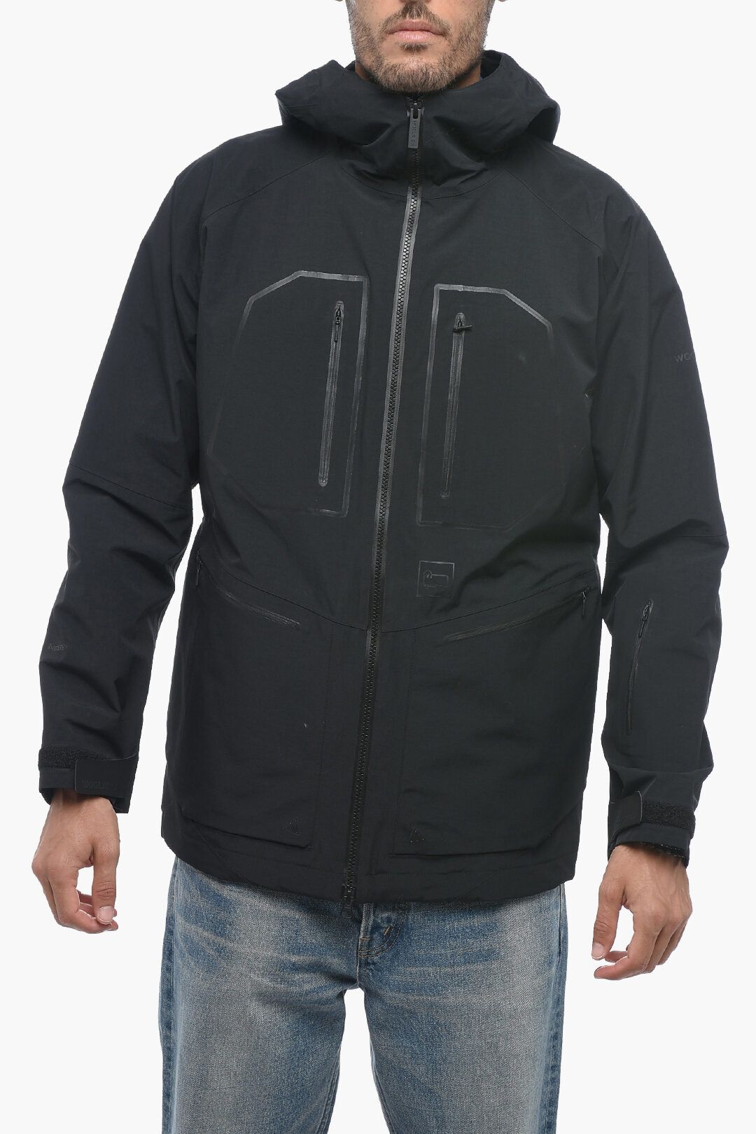나일론 윈터 트레일 바람막이 자켓 집업 Nylon WINTER TRAIL Windbreaker Jacket with Frontal Zip 591068