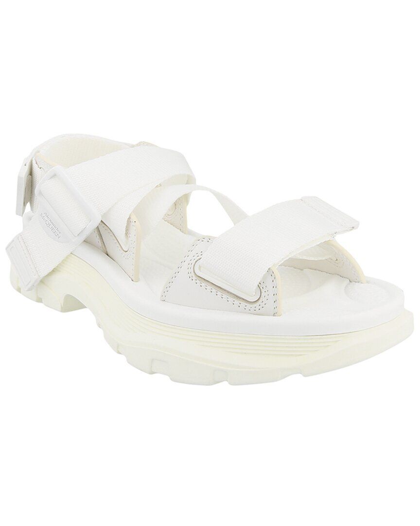 트레드 가죽 샌들 Alexander McQueen Tread Leather Sandal 1313011258