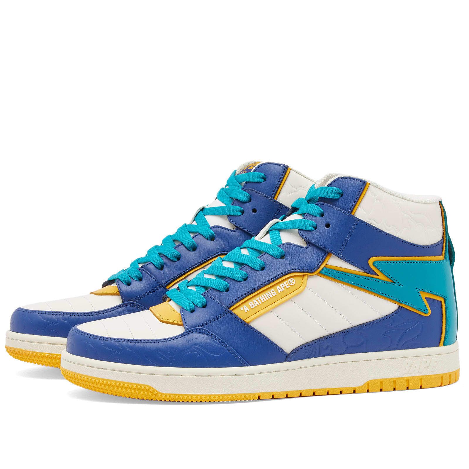 베이프(BAPE) | 미드 스니커즈 Bape Sta 88 #1 Mid Sneaker 001FWJ801061I-BLU Blue | 트렌비
