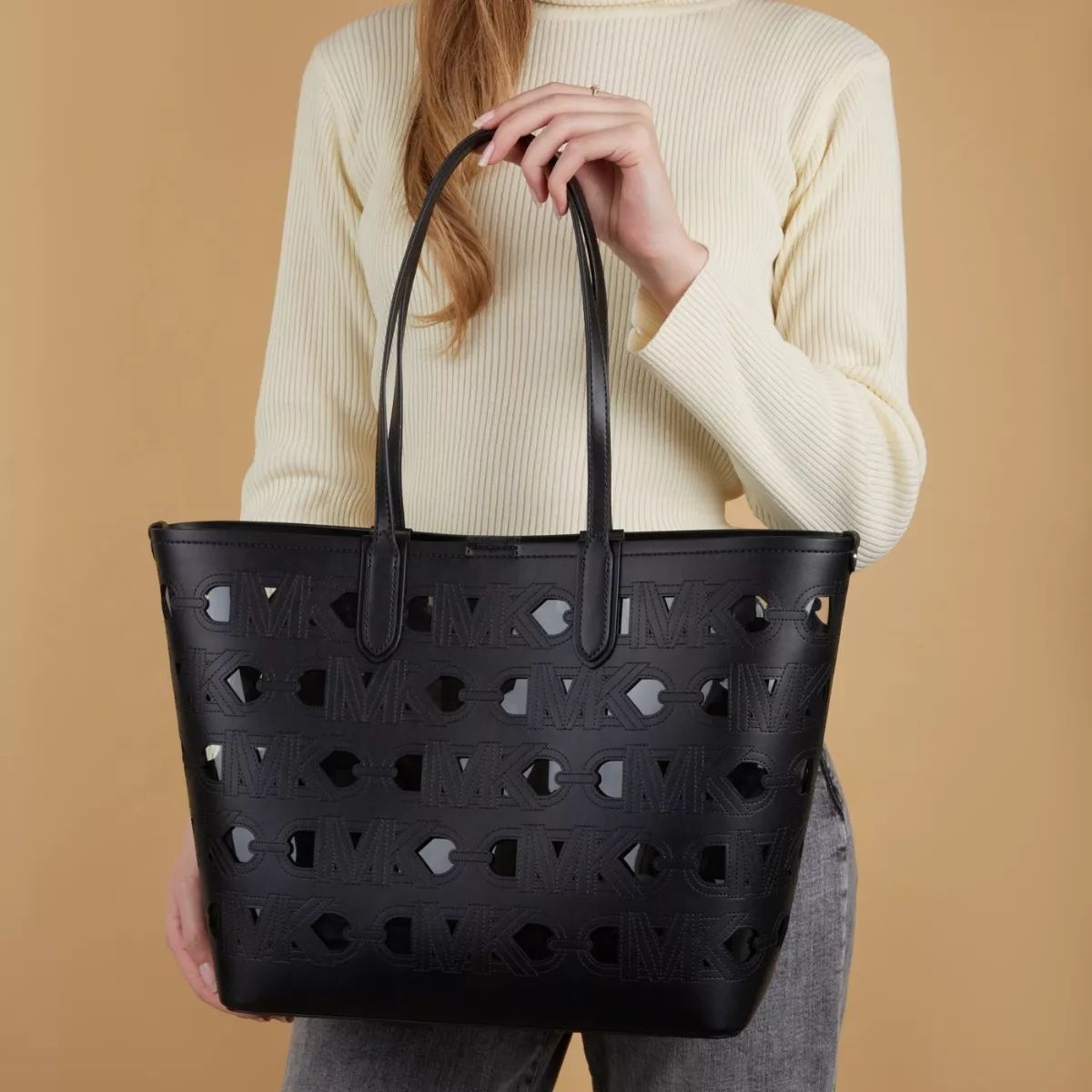 마이클 쇼퍼백 블랙 MICHAEL Michael Kors Eliza Shopper Schwarz                        Shopper A0412455