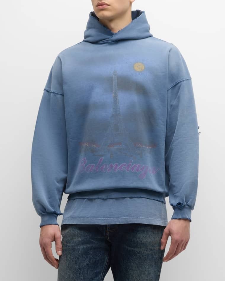 남성 파리 문 후디 Men's Paris Moon Faded Hoodie prod2706800694530 FADED BLUE