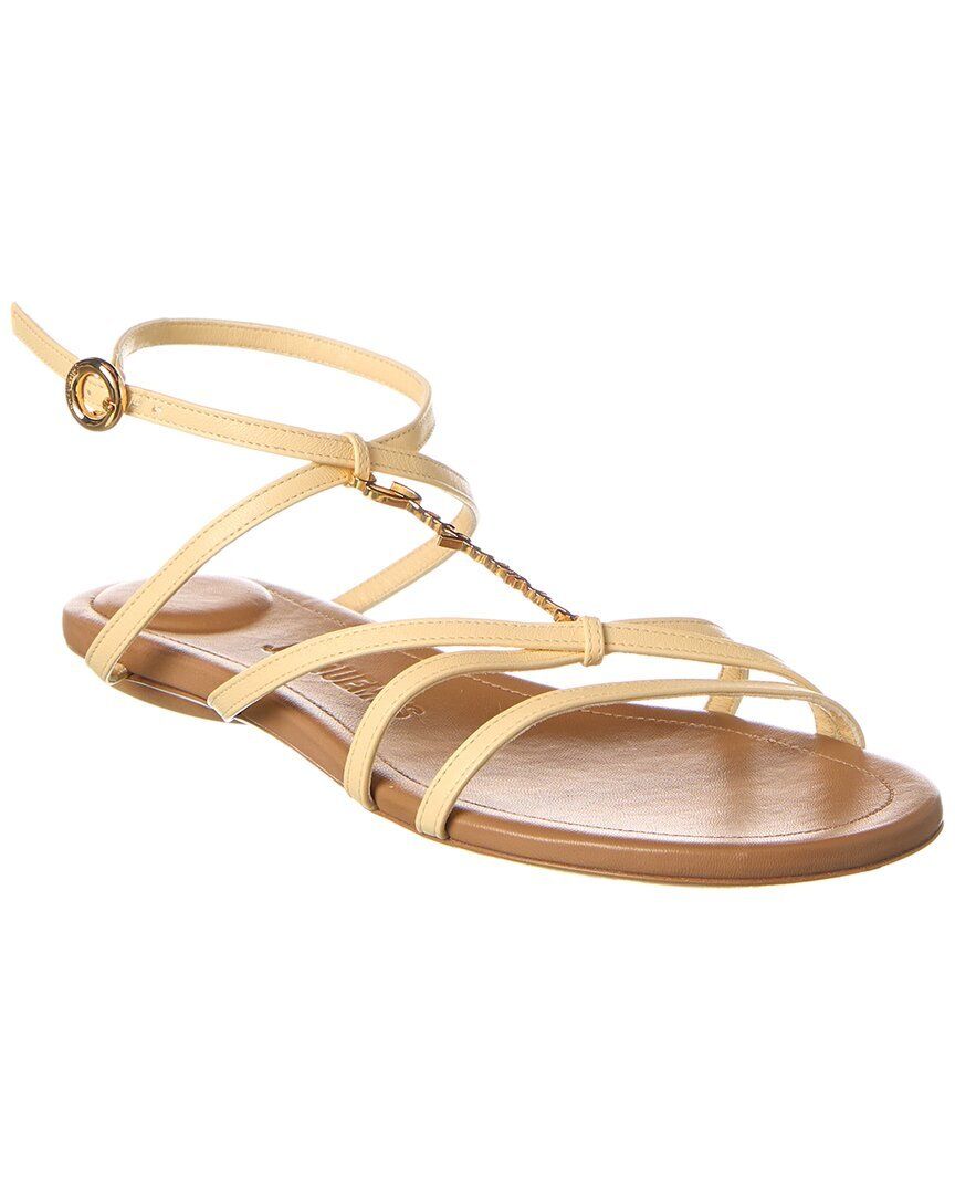 자크뮈스 가죽 샌들 Jacquemus Pralu Leather Sandal 1313027530