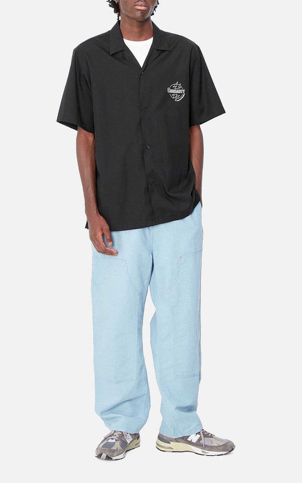 셔츠 S/S Ablaze Shirt Black/Wax 191576