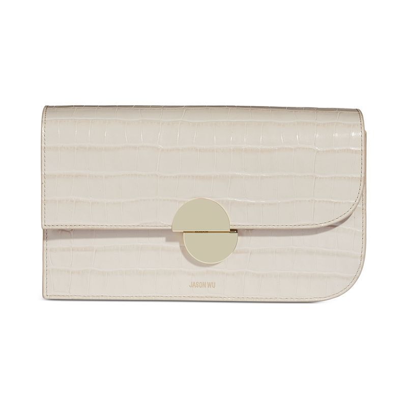 제이슨우-크록 가죽 스몰 클러치 Orbit Croc Embossed Leather Small Clutch 16422404 | 트렌비 제이슨우-크록 가죽 스몰... 