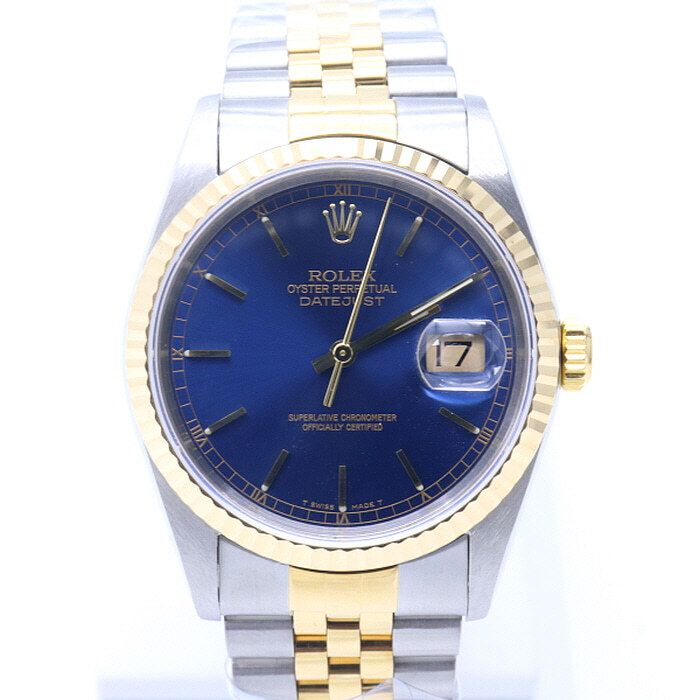 중고 16233 18K골드콤비 DATEJUST 데이저스트 오리지널 청판 36mm 남성 시계 aa28309