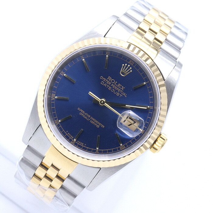 중고 16233 18K골드콤비 DATEJUST 데이저스트 오리지널 청판 36mm 남성 시계 aa28309