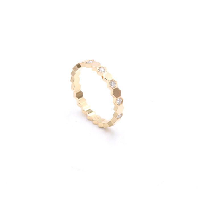 중고 021ct 12P 다이아 BEE MY LOVE 비마이러브링 반지5호 aa35021