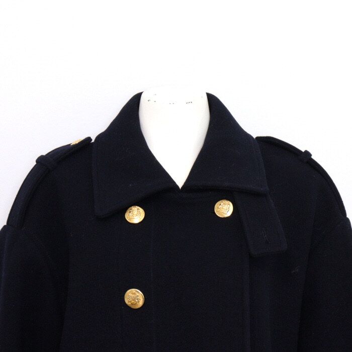 Celine Military Wool Double Peacoat 2M882814E 75404025 | eBay