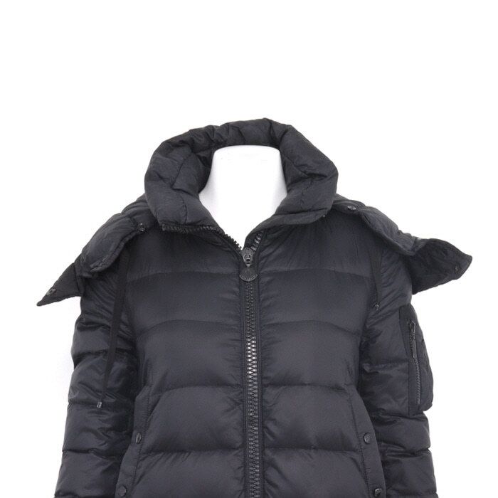 중고 CORBIERE GIBBOTTO 벨트 후드 여성 패딩자켓 aa26406